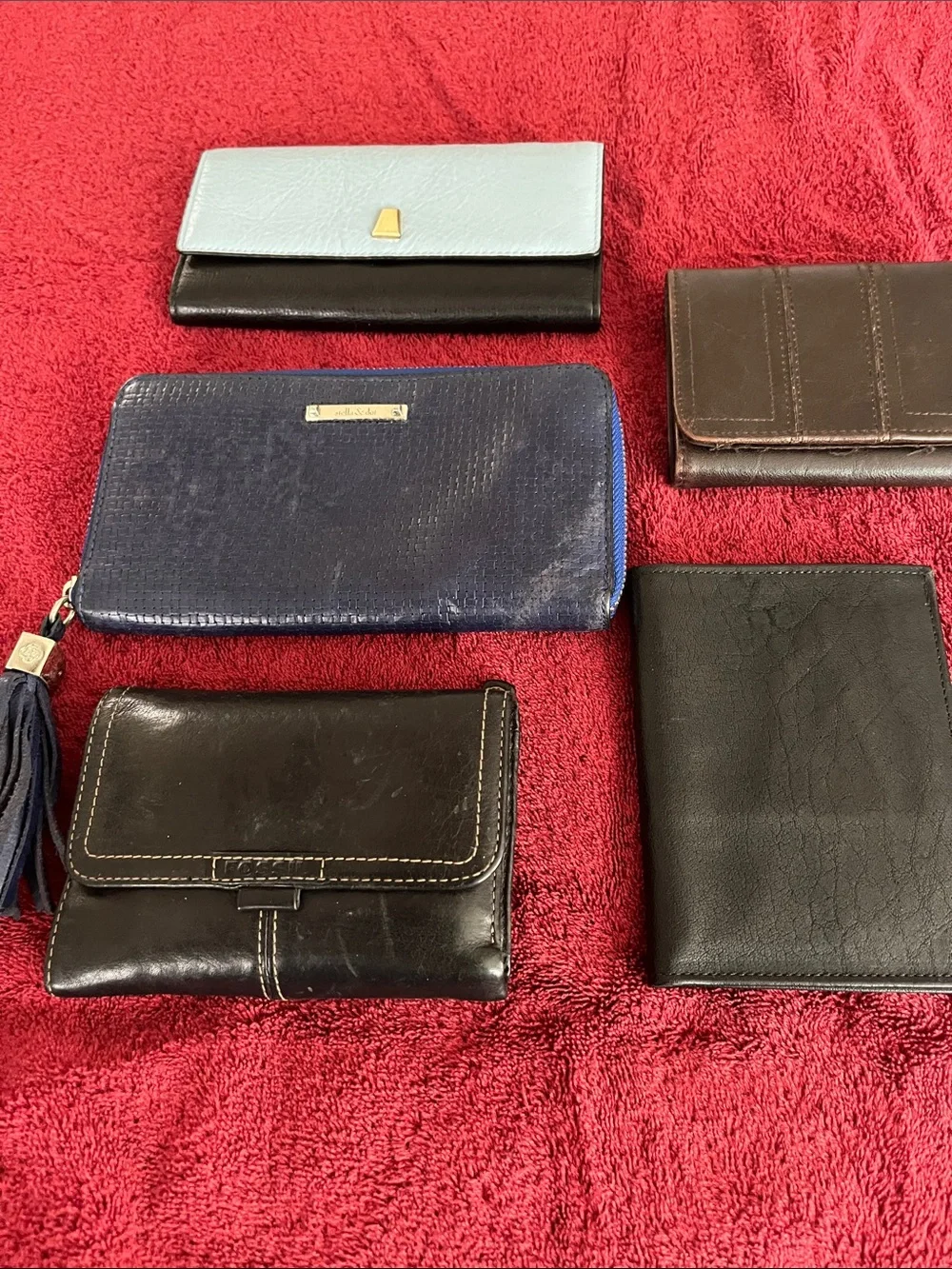 Source Unknown Women's Wallets - Black, Navy, Brown, Light Blue, Red